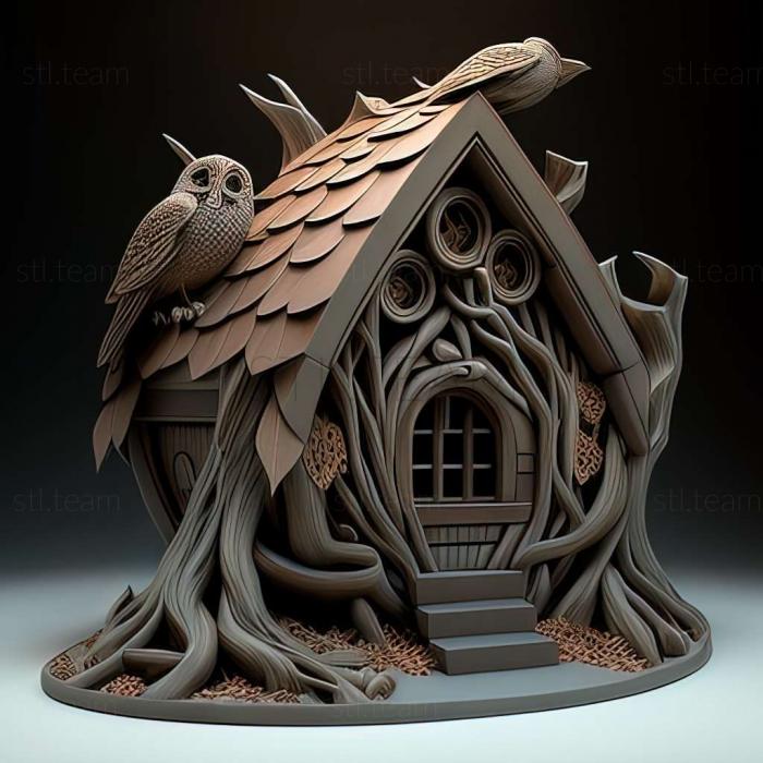 3D модель Дом для Двеббла Ишизумай Верни свой дом (STL)
